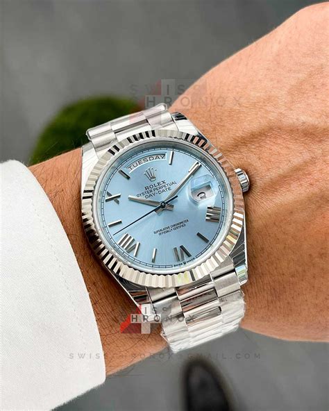 rolex platinum day date 2022|Rolex pricing 2022.